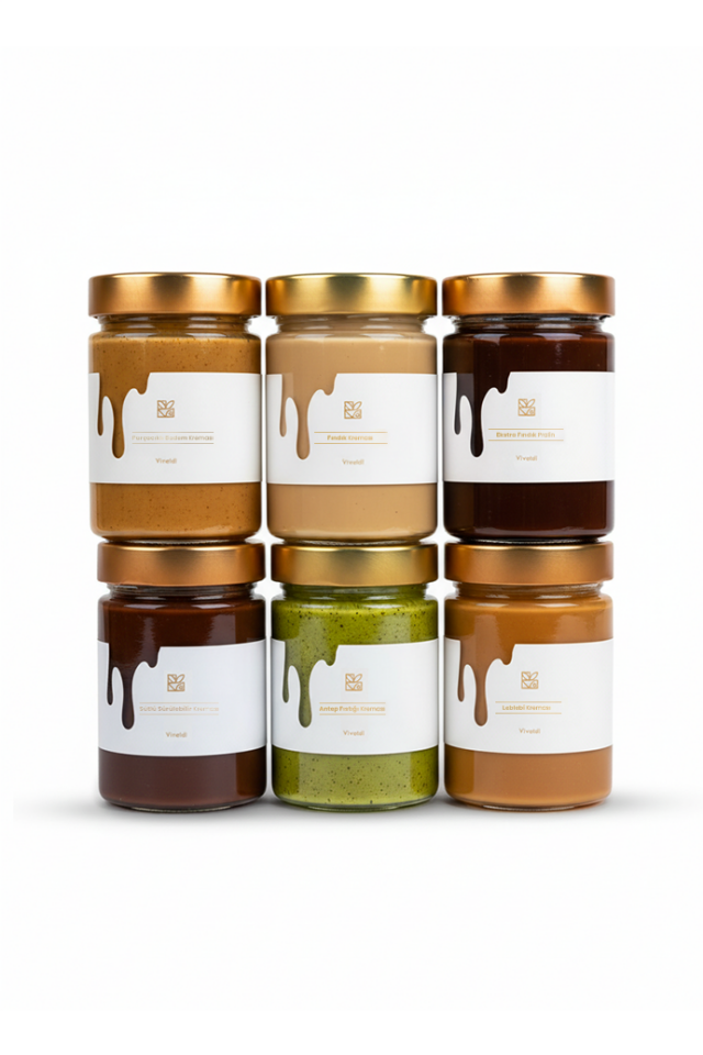 Vivaldi 6 lı sürme kavanoz seti