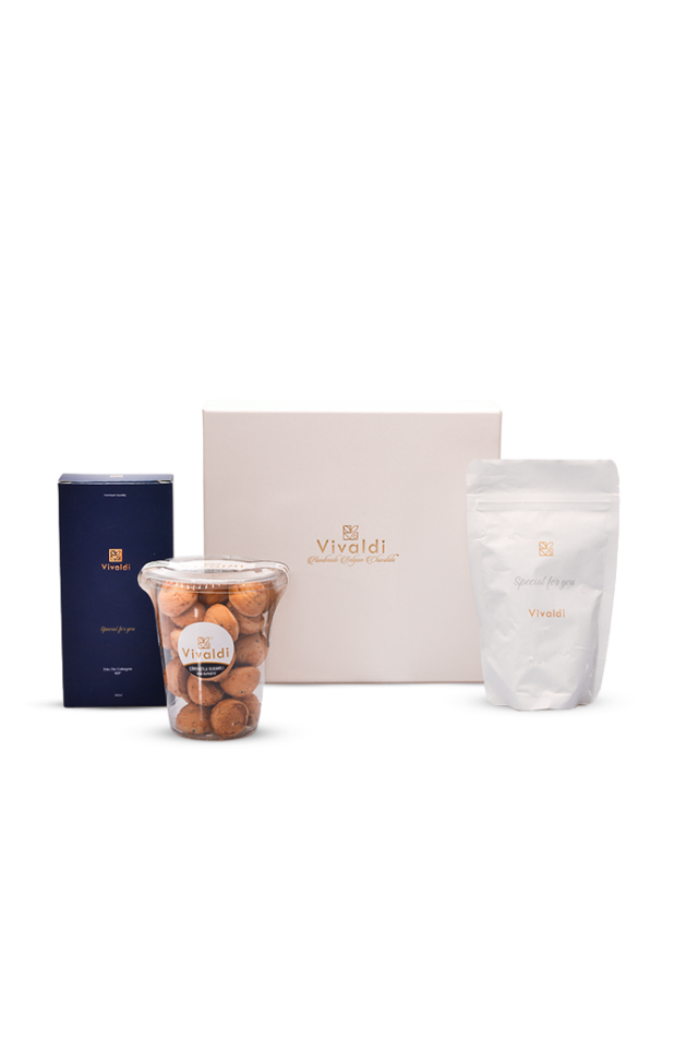 Vivaldi Vivo Hediye Seti – Sofistike Zarafet, Kolonya ve Gurme Lezzetler
