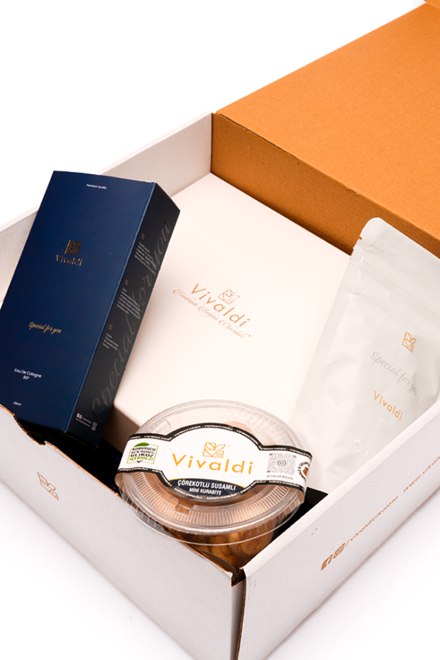 Vivaldi Vivo Hediye Seti – Sofistike Zarafet, Kolonya ve Gurme Lezzetler